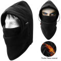 Thermal Fleece Balaclava Hat Hood Ski Bike Wind Stopper Mask Monkey Cap Polyester soft Bike Motorcycle full Face Mask Cover Protection Cycling Sports Biker Face Mask Winter Cap and hoodie for men Touring in Snow weather. 