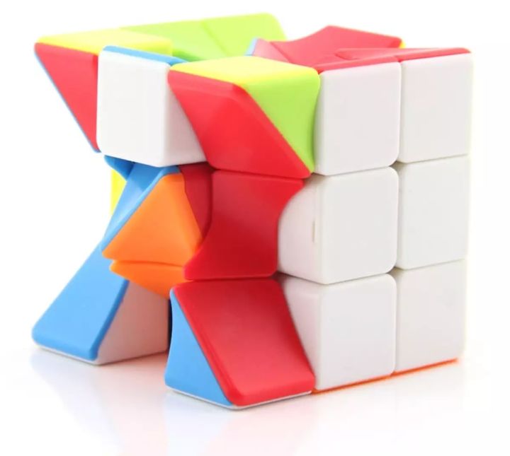 Rubik's%20Cube%20Twisty%203x3%20Sticker%20less%20Speedy%20Puzzle%20cube%20fast%20speed%20magic%20cube%20%20-%20Classic%20Brain%20Teaser%20Toy%20-%20Image%205