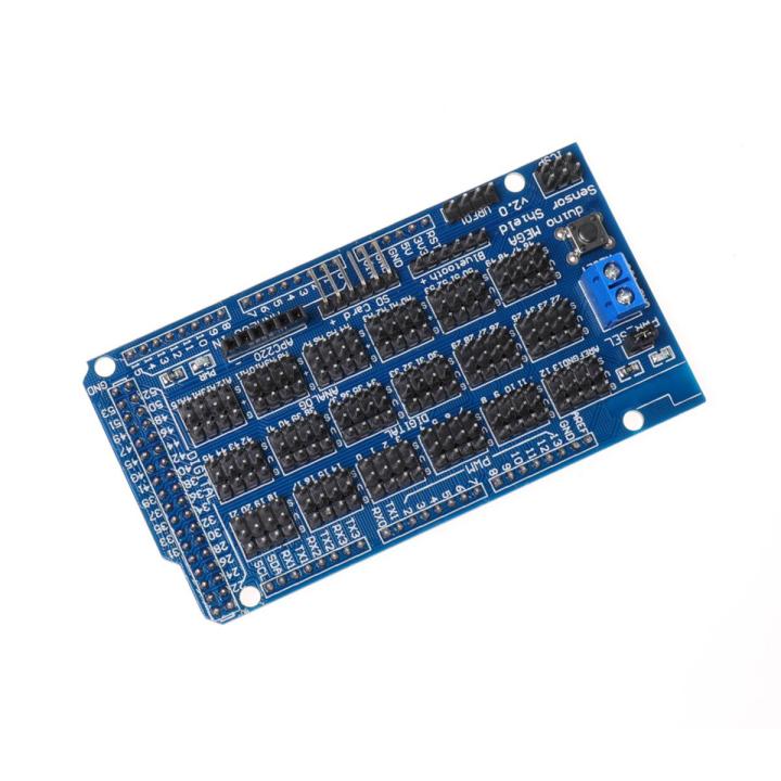 For Arduino MEGA Sensor Shield V1.0 V2.0 Dedicated Expansion Development Board MEGA 2560 Sup IIC Bluetooth SD Robot Parts DIY