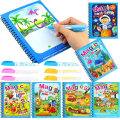 Magic Water Book and LCD Writing Tablet Set Best Gift to your kid - Reusable Doodle Book with Pen and Single Color Erasable, Educational Drawing Pad for Kids to Learn Art Skills.. 