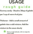 Gelatin (200g) by Elo’s Premium |100% All-Natural Food Grade Powder Unflavored Thickener| Packaged In Canada| Used As Thickener, Stabilizer, Texturiser|.... 