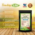 Teatox Life: Liver Detox tea with dandelion root, milk thistle, licorice for organic herbal cleanse formula as liver detoxifier, flush and health 60gm. 