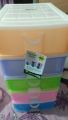 Layered Plastic Storage Box - 5 Drawers Storage Rack - 23 inch High -. 