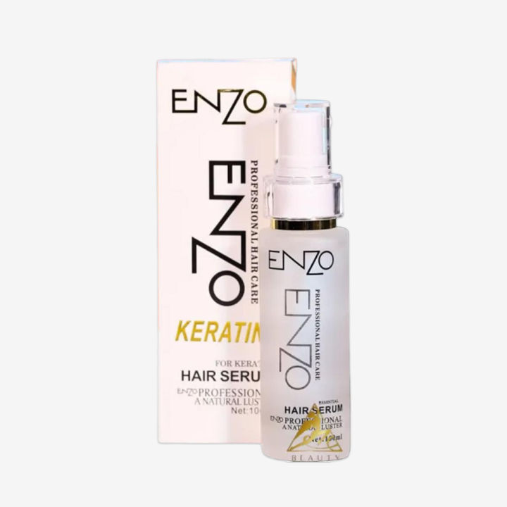 Enzo Professional Keratin Hair Serum for frizzy softness and dry deep nourish Beauty Care enzo hair serum for Men & Women 100ml