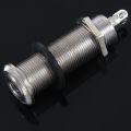 2X Electric Guitar Jack Chrome Threaded Cylinder Output Input Jack Plug Sockets 1/4 Inch for Electric Guitar. 