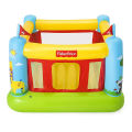 Bestway 93553 Fisher Price Jumping Bouncetastic Bouncer Gym Kids Inflatable Play Tube For Kids Jump O Lene Play Kids Jumping Castle Gym Inflatable Trampoline Play Bouncer With Your Friends & Family Perfect Gift For Your Baby Boy and Daughter. 