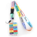 DZ1282 Doctors Nurses Critical Care ICU Anaesthetics Cartoon Print Lanyard Card ID Holder Key Chain Neck Straps Badge Holder. 