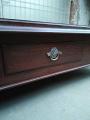Low Height Center Table Ct5 - W54 X D36 X H14.5" - Dark Brown. 