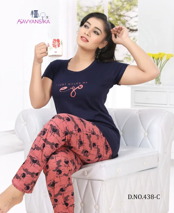 Beautiful%20Girl's%20Sleep%20&%20Loungewear%20Floral%20Rayon%20Printed%20Shirt%20&%20Pajama%20Fashion%20Set%20-%20Image%206