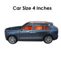 Rolls Royce Cullinan Hatchback Model Mini Metal Car For Kids - Pull Back and Die cast - 4 inches - Blue Grey. 