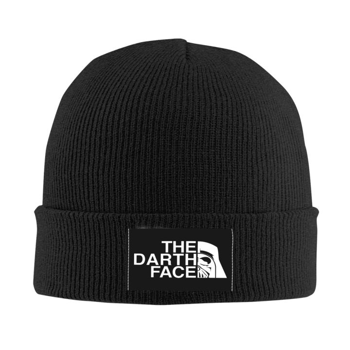 Solitary waves The Darth Face Bonnet Hats Fashion Knitting Hat For Women Men Warm Winter Skullies Beanies Caps