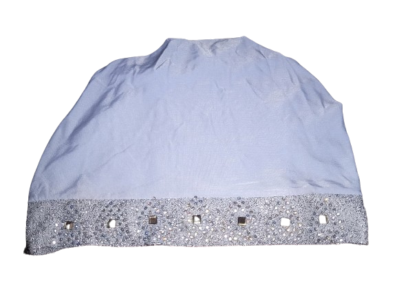 1 Piece - Sky Blue Hijab Cap for Girls - Abaya Cap (Girls Scarf Inner Head Cap)