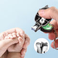 Owl Household Mini Folding Clipper Single Set with Keychain Hanging Decoration Anti Splash Nail Knife. 