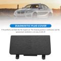 For-BMW 3 Series E90 E91 E92 E93 Diagnostic Plug Cover OBD Black LHD Panel Decorative Cover 51437147538. 
