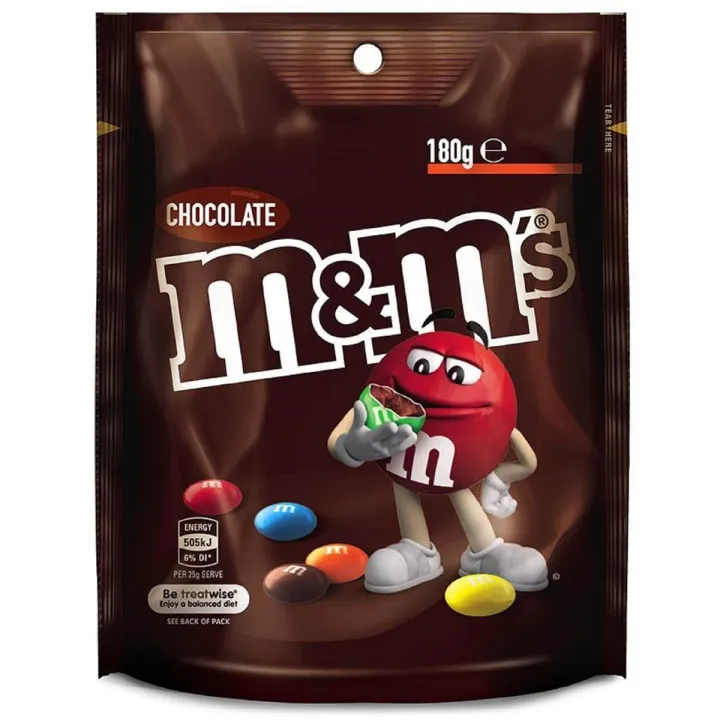 M&M Chocolate 180 gram pouch