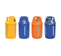 Composite Gas LPG Global Cylinder with Regulator 10 Kg Gas Capacity / Multi Colour/ New Technology/ Fibre Body - Free Bag Included. 