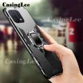 Casinglee For OPPO A16K Case Shockproof Armor Stand with Holder Car Magnetic Ring Back Cover For OPPO A16K Phone cases For girls and Boys. 