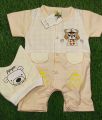 Newborn baba suit Romper Style With Cap 100% China Fabric. 