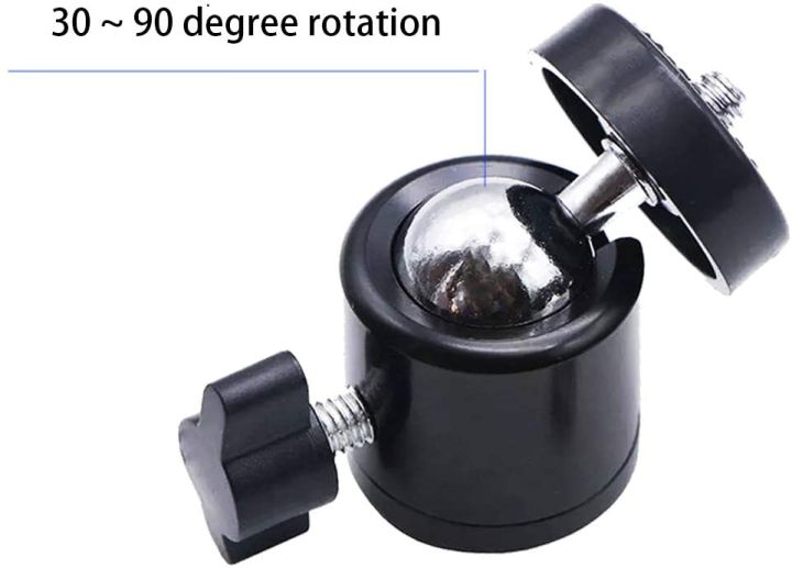 Ball%20Head%20Metal%20Mount%20360%20Adjustable%20head%20for%20Tripod%20Monopod%20Stand%20Ring%20Light%20-%20Black%20-%20Image%203