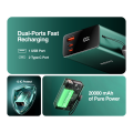 Zero® Voltix V-200 Power Bank 20000mAh 22.5W Fast Charging PowerBank | QC 3.0 Powerbank | USB-C Input/Output Powerbank  | Built-in Cable Powerbank | Aluminum Body Powerbank | Portable Powerbank  | Fast Charge Power Bank for Android & IOS. 