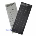 【3C VictoryEagle Store】Black Portuguese PO Language Letter Keyboard Layout for Mac Computer 10/12/13/14/15/17 inch Notebook PC. 