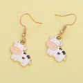 Fashion Cow Earrings Drop Dangle Jewelry Farm Animal Party Accessories Gifts Nicle. 