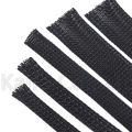 10M 3 4 6 8 10mm Cable Sleeve black Wire Protection PET Nylon Cable Sleeves wire cable Braided Cable Sleeve. 