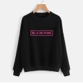 Blackpink Fleece Full Sleeves Pull Over Sweatshirt. 