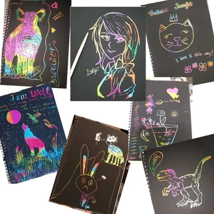 Rainbow%20Magic%20Scratch%20Book%20%20Multicolor%20paper%20Scratch%20Note%20Book%20For%20Kids%20Colorfull%20Scratch%20Paper%20Book%20%20Best%20Gift%20for%20Kids%20Activity%20-%20Image%208