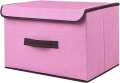 Home Fabric Folding Storage Storage Box With Lid Dustproof Portable Box Clothing Sundries Multifunctional Storage Box. 