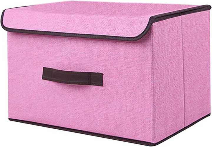 Home Fabric Folding Storage Storage Box With Lid Dustproof Portable Box Clothing Sundries Multifunctional Storage Box