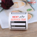 100Pcs/Roll Transparent Oil Change Sticker Reminder Sticker Special Design Small Size. 