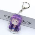 【HOT】 Cute Game Anime Keychain Cartoon Figure Sayori Yuri Natsuki Monika Acrylic Bag Pendant Boy Girl Key Chain Ring Gift Wholesale. 