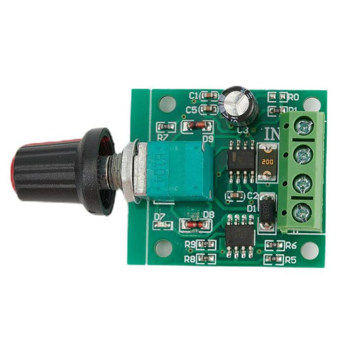 1 【HOT】 1Pc DC Motor------------ 1.8V 3V 5V 6V 12V PWM Adjustable Speed Controller Potentiometer Knob Switch Kit Control Governor