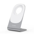 Choetech 15W Qi wireless inductive charger with MagSafe – Silver (H046+T518). 