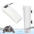 Reptiles Turtle Filter, Low Water Level Turtle Tank Water Filter US Plug 110-120V for Low Density Rearing Tanks for Reptiles. 