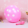 POLKA DOT LATEX BALLOON PARTY DECORATION BALLOONS ( PACK OF 25 BALLOONS ). 