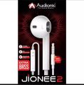 Audionic JIONEE 2 | Gionee Earphones With Premium Microphone Wired Headset Handsfree  | Mega Bass Class HandsFree Compatible With Smart Phones. 