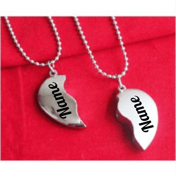 New%20Magnetic%20Couples%20Heart%20Pendant%20Necklace%20-%20Adjustable%20Stainless%20Steel%20with%20Custom%20Engraving%20-%20Image%202