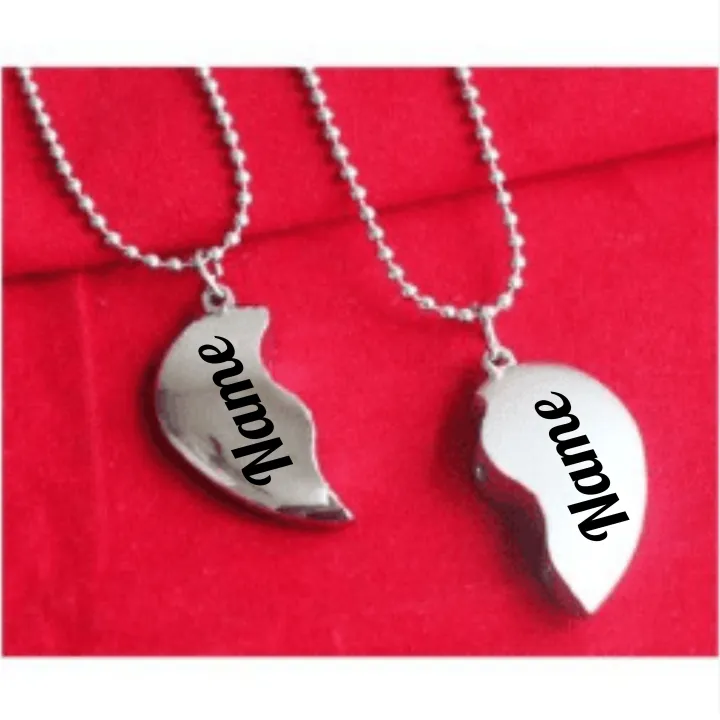 New%20Magnetic%20Couples%20Heart%20Pendant%20Necklace%20-%20Adjustable%20Stainless%20Steel%20with%20Custom%20Engraving%20-%20Image%202