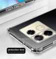 Infinix Note 40 Pro 5G Back Cover Bumper Transparent Soft Clear Silicon Jelly Back Case Imported. 