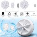 New Arrival Mini Personal Rotary Washing Machine, Portable Ultrasonic Turbine Laundry Technology, Dirt Washing Machine for Family Travel. 