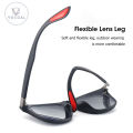 Vocoal 5 in 1 Sunglasses Set Magnetic Snap-On Glasses Unisex Lenses Retro Frame UV400 Polarized Driving Day Night Vision Sunglasses Outdoor Anti-UV Eyewear for Diving Fishing Hiking. 