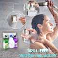 Pack OF 2 Self-Adhesive Shampoo Bottle Shelf Wall Mounted Liquid Soap shower gel Organizer Hook Holder Shelves Hanger Bathroom Accessories. 