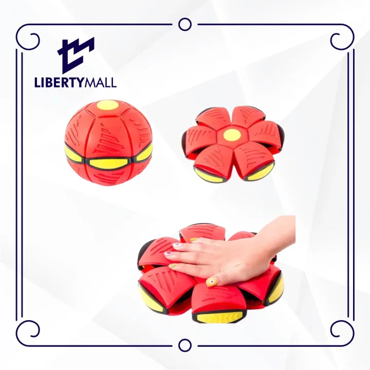 Liberty%20Mall%20Magic%20Flying%20Saucer%20Ball%20Frisbee%20Deformation%20UFO%20Football%20Flat%20Throw%20Disc%20With%20LED%20Light%20Flying%20Toys%20Outdoor%20Garden%20Beach%20Game%20Toy%20-%20Image%202