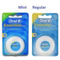 Oral B Essential floss, 50m, Dental Floss Waxed/Unwaxed Mint/Original Pack of 2 pcs. 