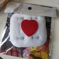 Anime Eyepatch Cosplay Black Red Heart Embroidery Single Eye Mask Blindfold Lolita Girls Love Heart Eye Patch Cosplay Accessory. 