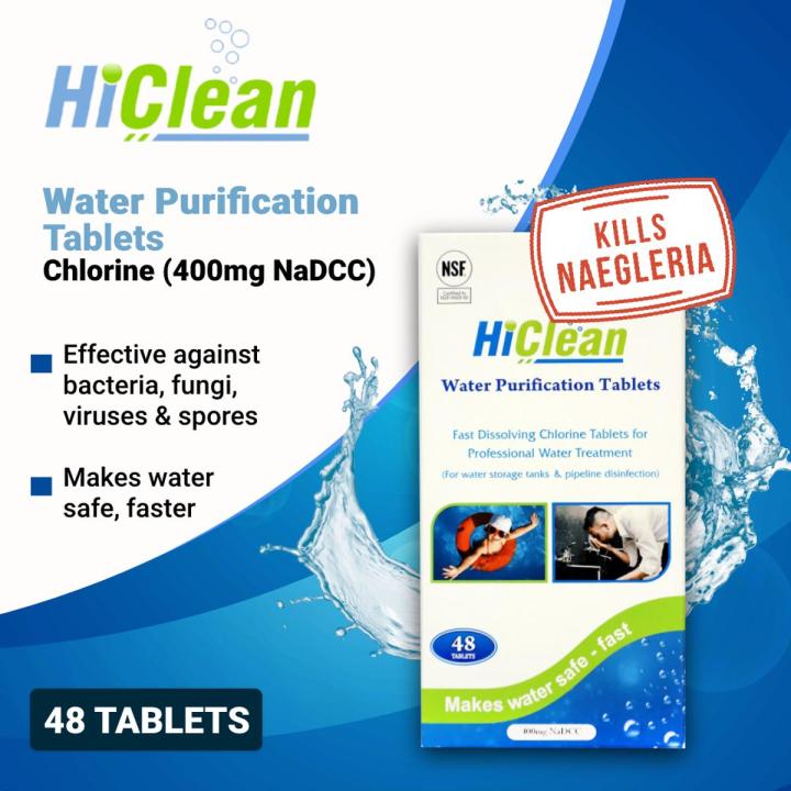 Hiclean Water Purification Tablets (400Mg Nadcc)