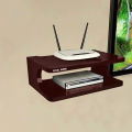 2 Layers Wall Mounted Shelf For Wifi Router, Phone, Decorative Items, Book Shelf. 