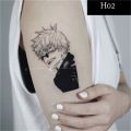 Anime Jujutsu Kaisen Tattoo Stickers Itadori Yuji Gojo Satoru Waterproof Tattoo Halloween Fashion Cosplay Accessory Gifts. 